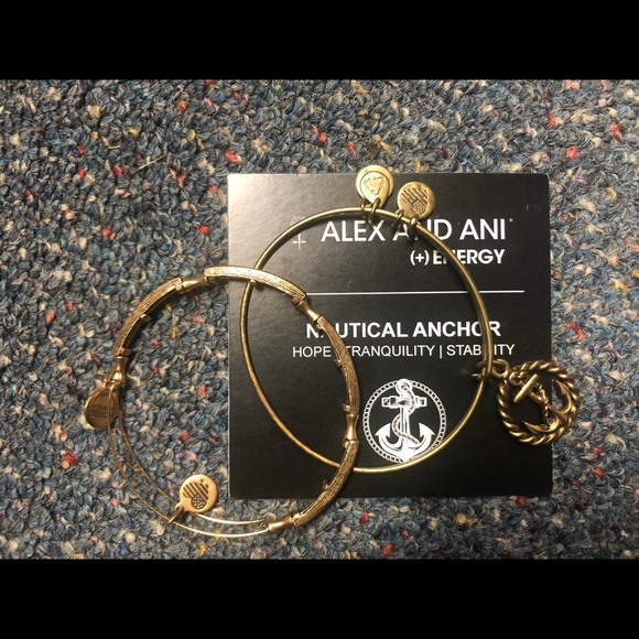Alex and Ani Jewelry - Alex and ani anchor plus bonus bracelet